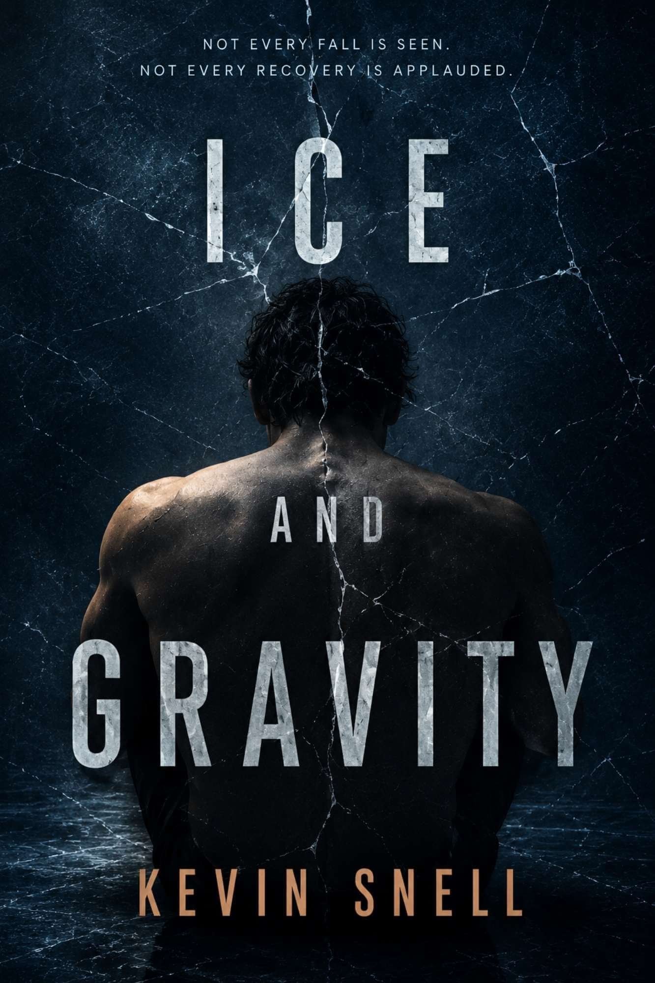 Ice and Gravity by Kevin Snell—Literary M/M book cover