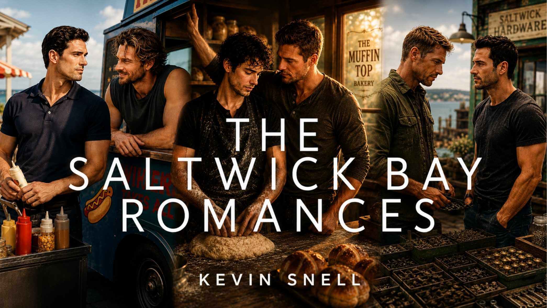 The Saltwick Bay Romances by Kevin Snell—M/M romance series cover