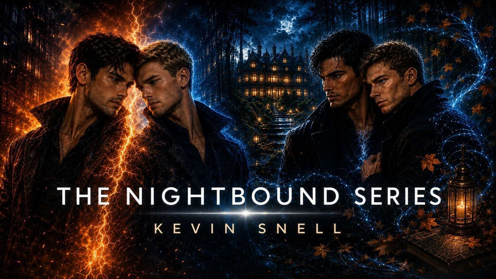 The Nightbound Series by Kevin Snell—M/M romance series cover