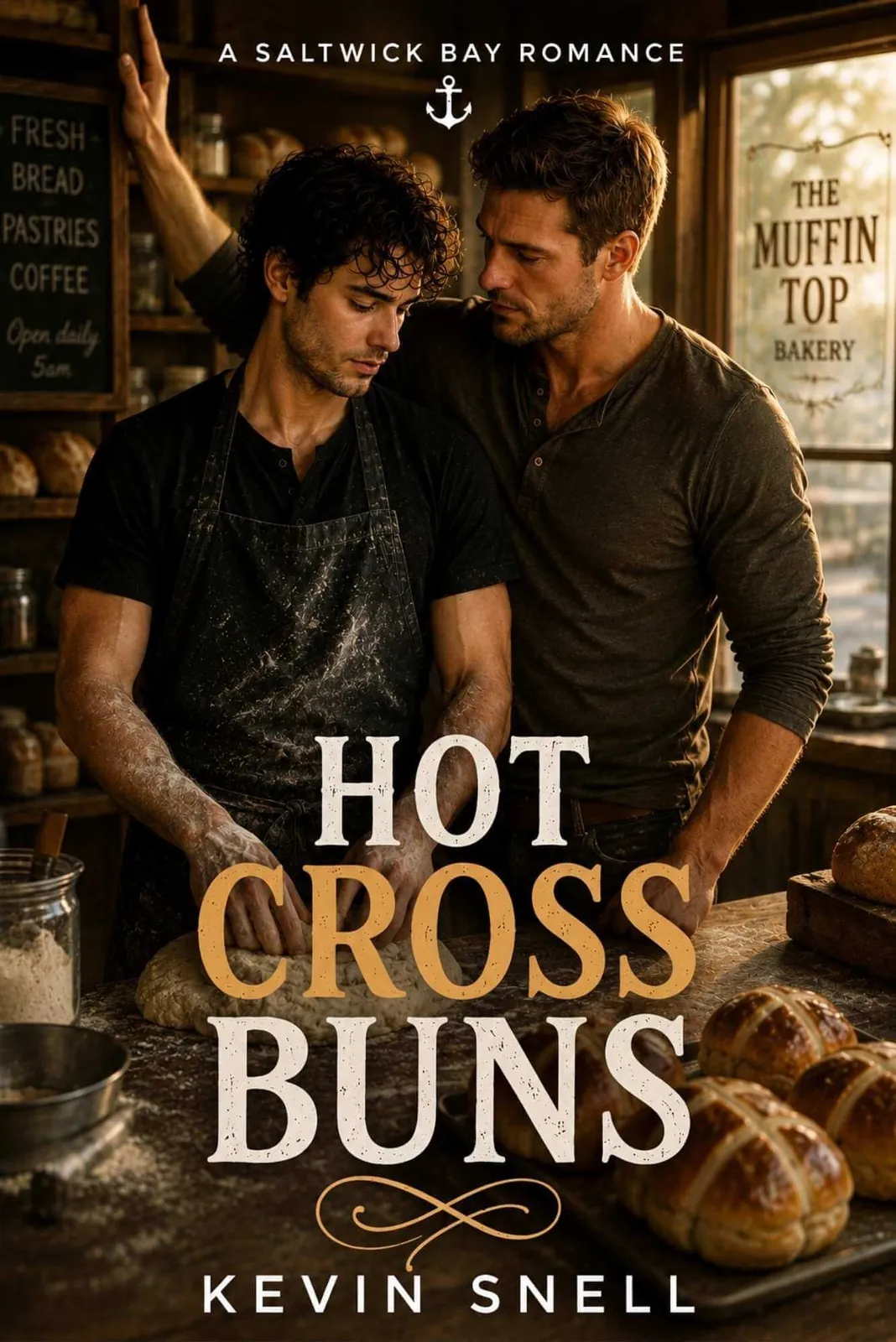 Hot Cross Buns by Kevin Snell—High-Heat M/M book cover
