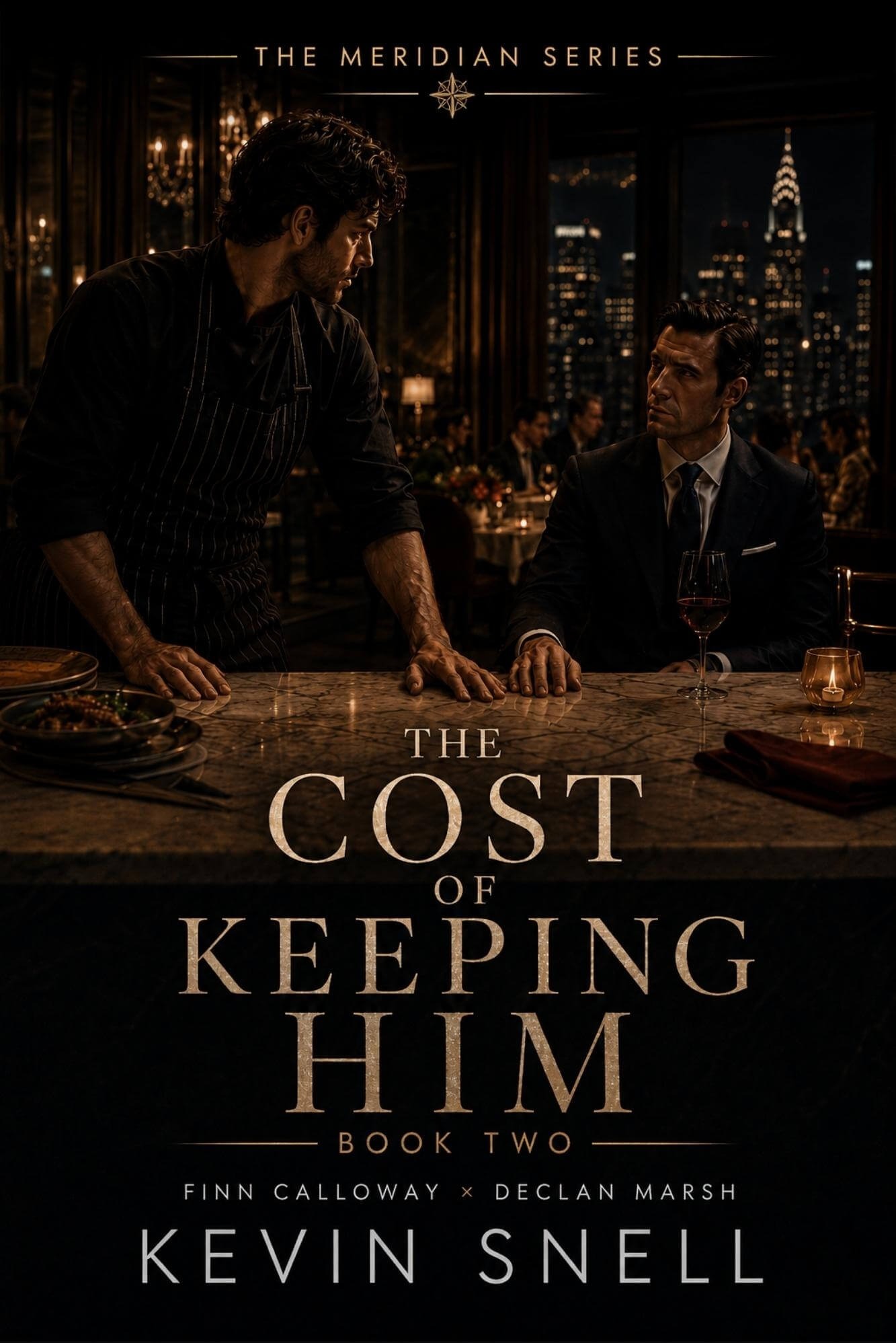 The Cost of Keeping Him by Kevin Snell—M/M romance book cover