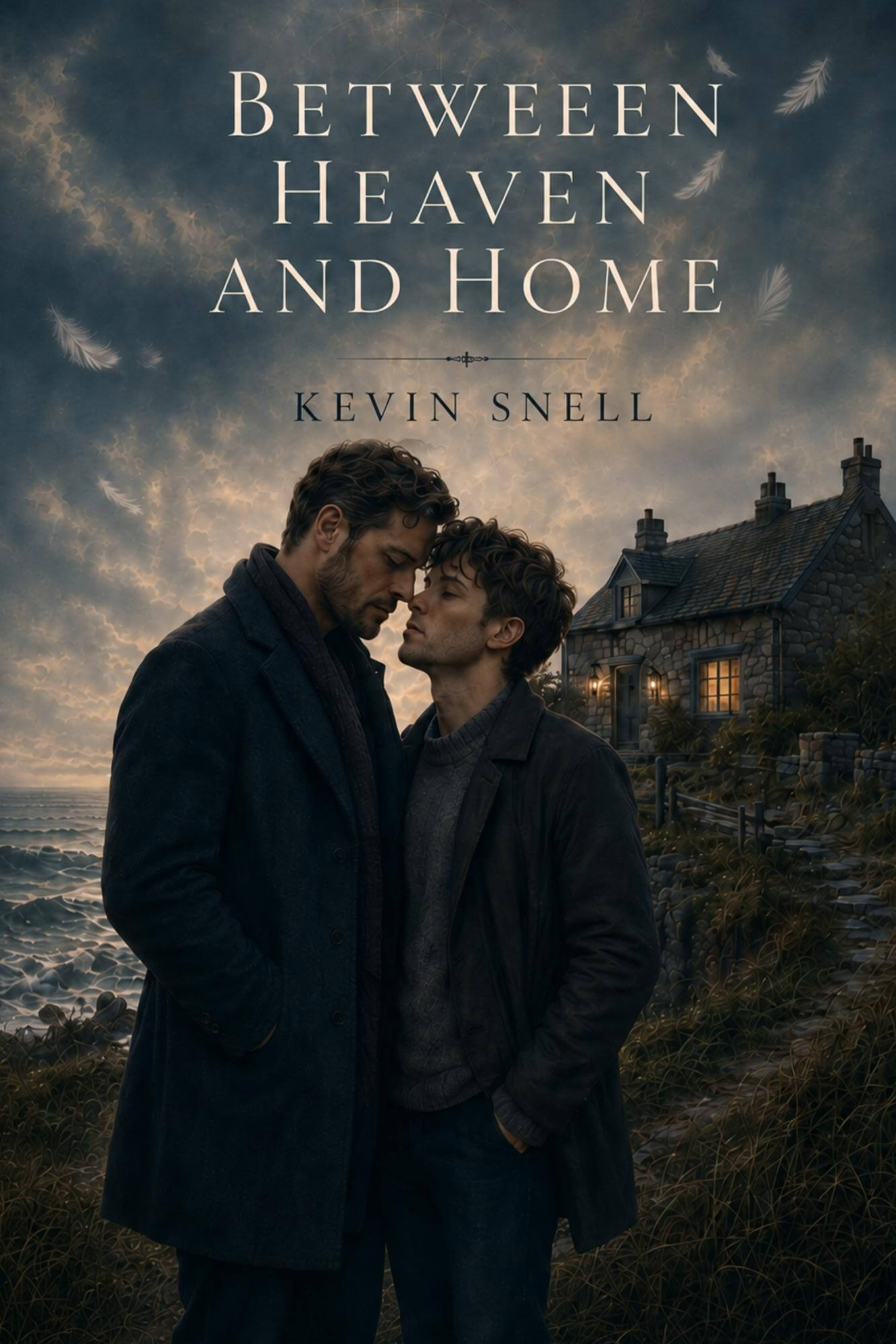 Between Heaven and Home by Kevin Snell—Literary M/M book cover