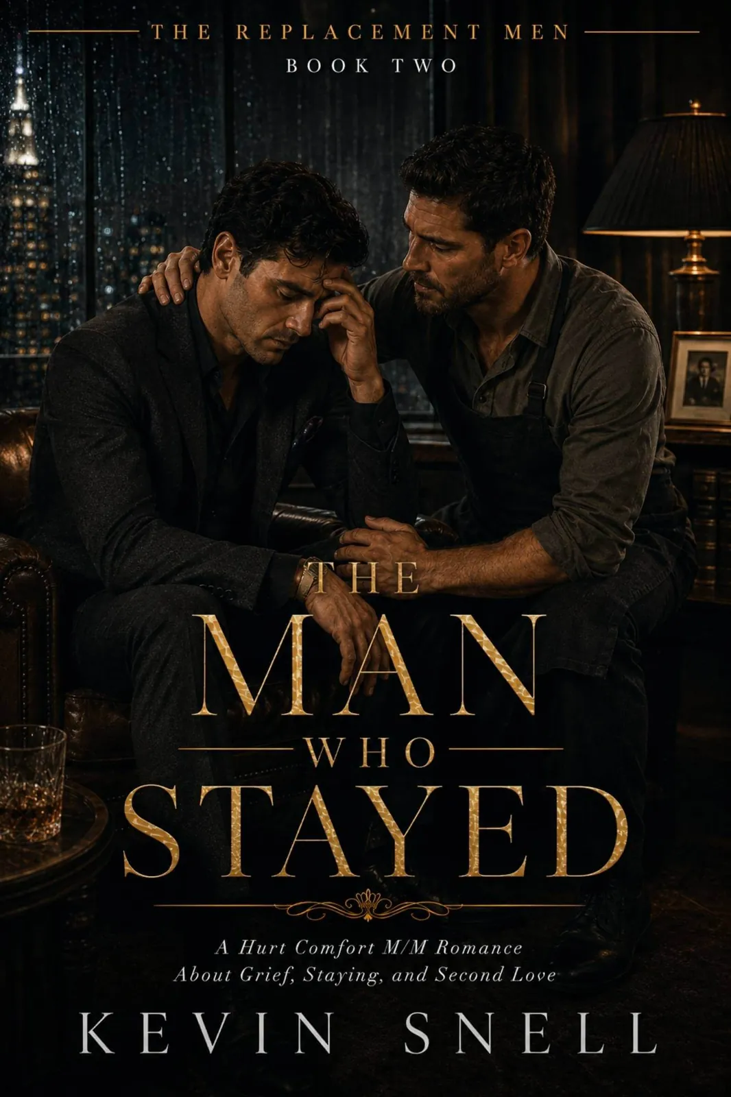 The Man Who Stayed by Kevin Snell—M/M Romance book cover