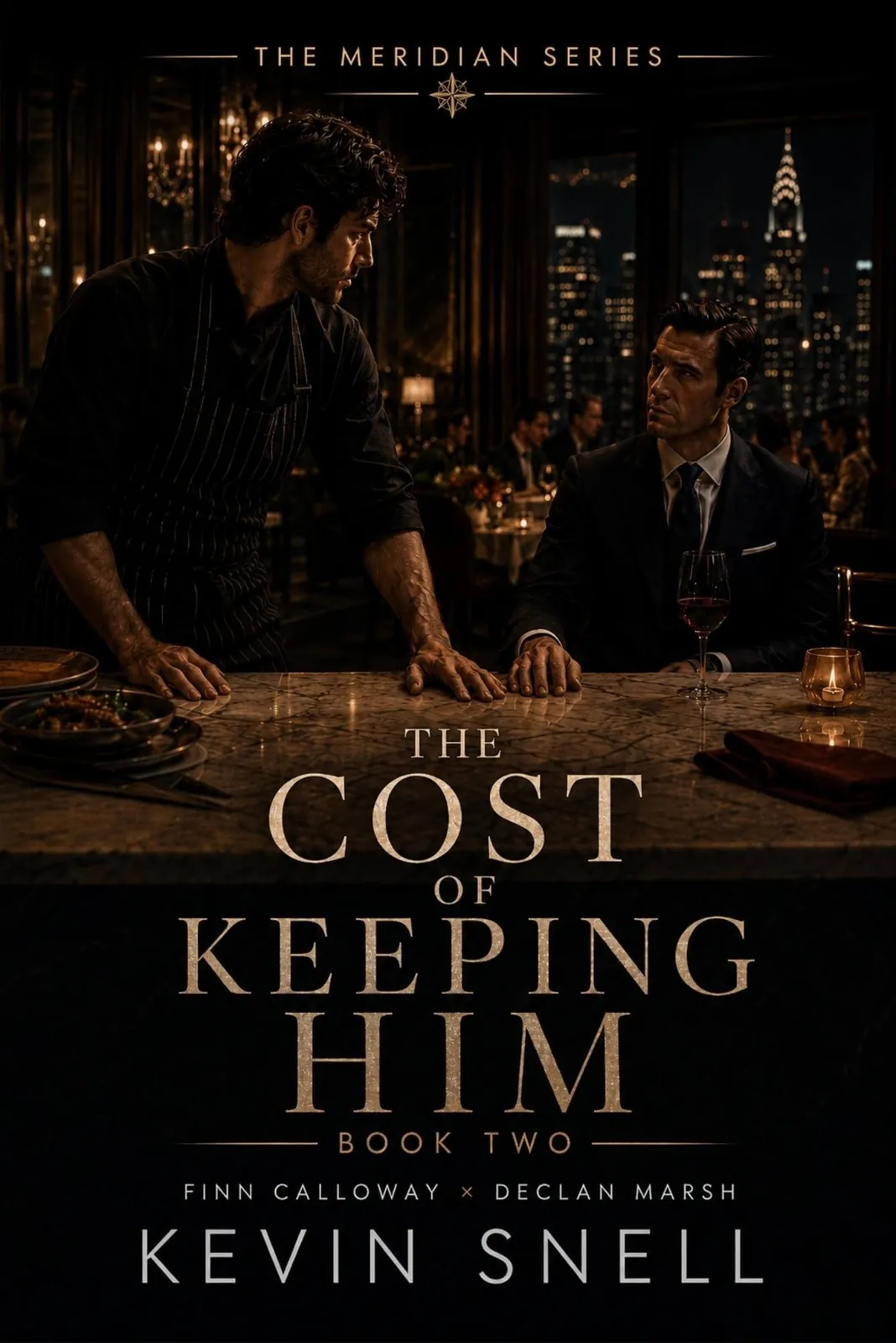 The Cost of Keeping Him by Kevin Snell—M/M Romance book cover