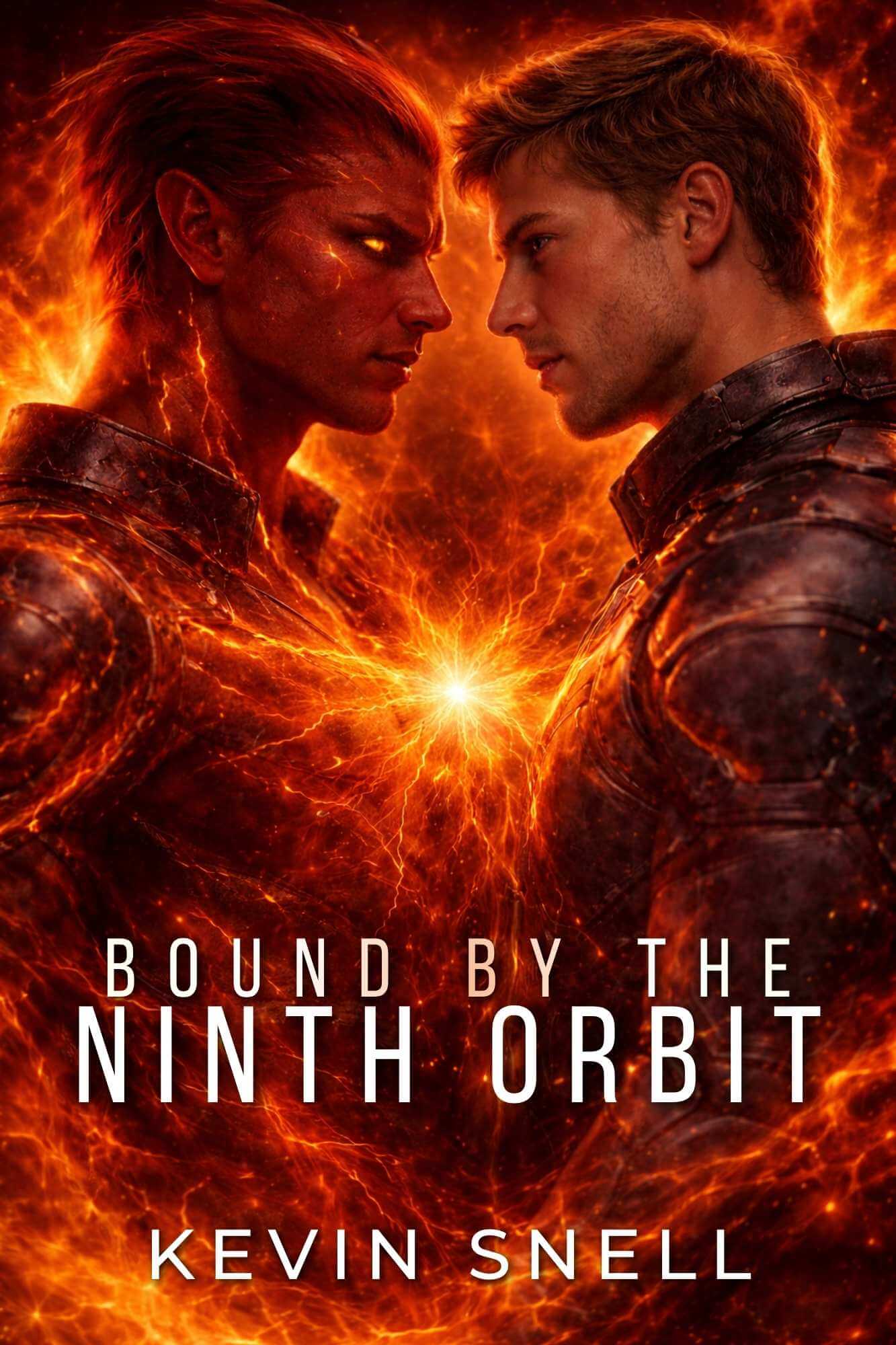 Bound by the Ninth Orbit by Kevin Snell—Sci-Fi M/M book cover