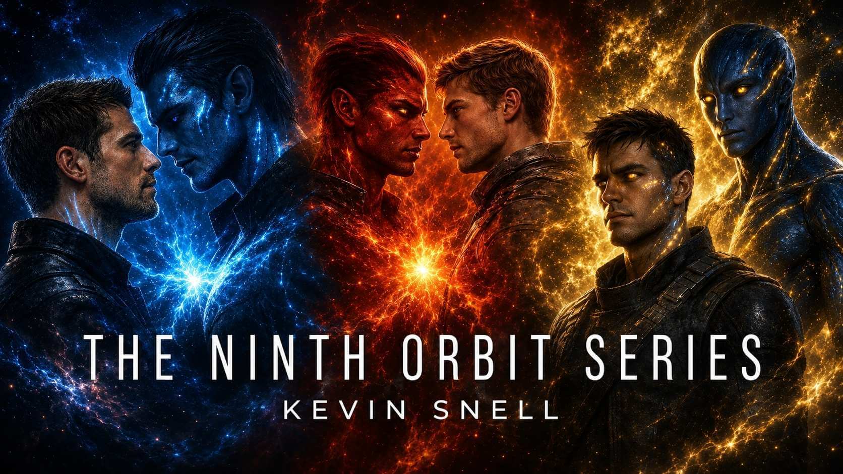 The Ninth Orbit Series by Kevin Snell—M/M romance series cover