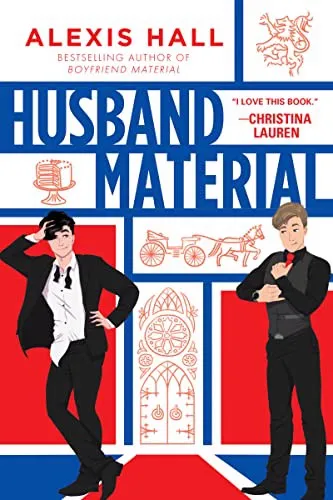Husband Material by Alexis Hall—M/M romance book cover