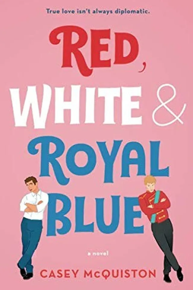 Red, White & Royal Blue by Casey McQuiston—M/M romance book cover